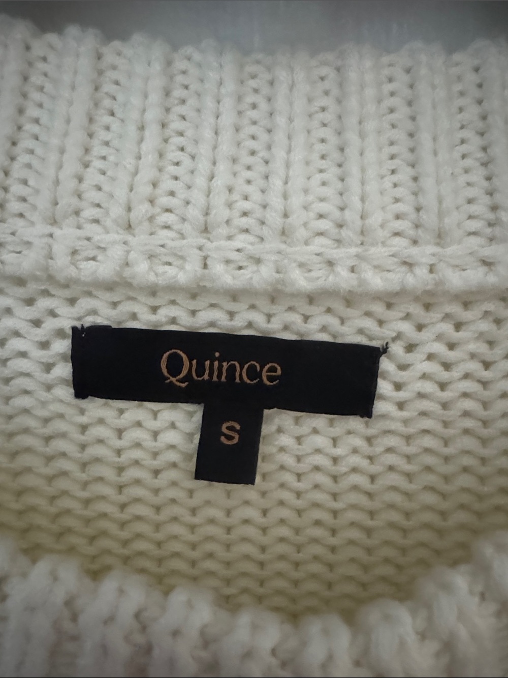 Woman’s Quince organic cotton sweater small - Picture 2 of 4